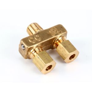 American Range A29301 Dual Pilot Valve, 1/8" x 3/16"