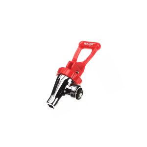 FAUCET LARGE W/RED HANDLE