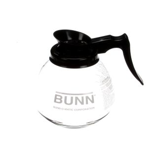 Bunn 42400.0101 Glass Decanter, Black, 12 Cup