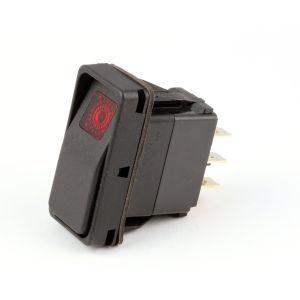 Cleveland 19993 Switch, DPDT, On/Off, Red Light