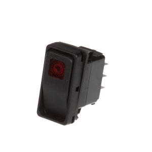 Cleveland 300358-CLE Switch, Rocker, DPDT, Light Red, 250V