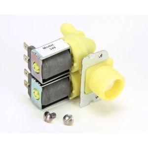 Groen Z071235 Water Fill Solenoid, 3/4" Thread, Dual 3/8" Hose Barbs