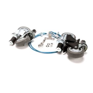 Groen Z098611 Caster Kit, Swivel, 2 Locking/2 Non-Locking, Set of 4