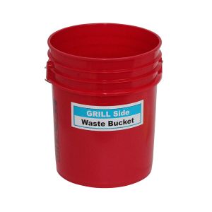 WASTE BUCKET RED GRILL