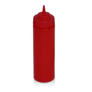 SQUEEZE BOTTLE RED 24 OZ