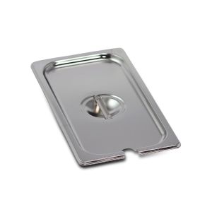 LID 1/3 SIZE SLOTTED S/S