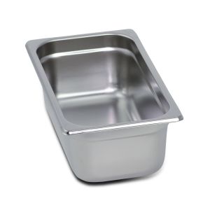 PAN 1/3 SIZE 4" DEEP S/S