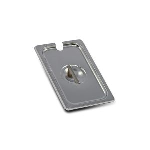 LID 1/4 SIZE SLOTTED S/S