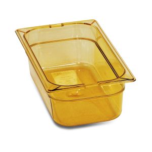 PAN 1/3 SIZE 4"DEEP AMBER