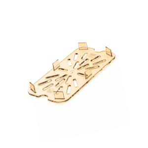 DRAIN TRAY 1/4 SIZE AMBER