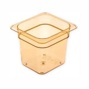 PAN 1/6 SIZE 6"DEEP AMBER
