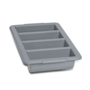 CUTLERY BIN 4 COMPT GRAY