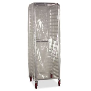 RACK COVER CLEAR 3 ZIPPER