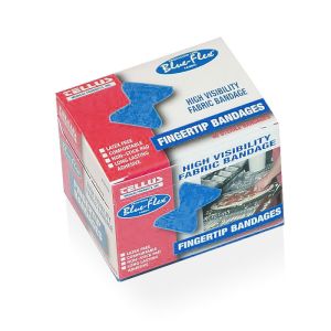 BANDAGE BLUE FINGERTIP BX/40