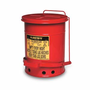 OILY WASTE CAN 21 GALLON RED