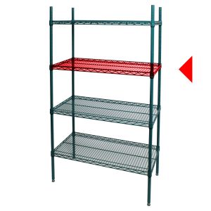 SHELF WIRE EPOXY 14 X 60