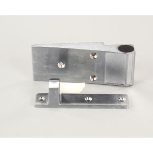 Kason 1255-000004 Door Hinge, Brushed Chrome, Textured