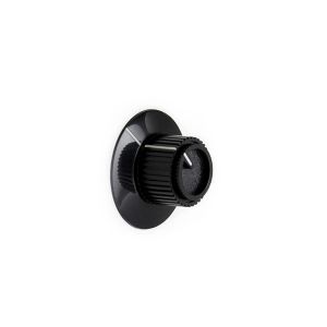 Lang 2R-70701-28 Knob, Black, 1/4" Bushing, 2 Set Screws