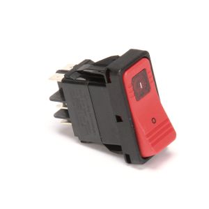 Magikitchn 60172301 Switch, Rocker, DPDT, LED Red, 24VDC