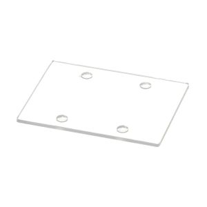 LENS COVER PLASTIC 3.25X2.5X0.063
