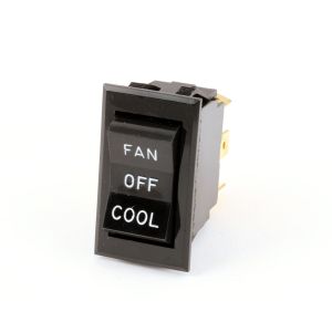 Montague 23130-4 Rocker Switch, Fan/Off/Cool, 20A, Dpdt
