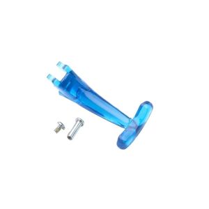 LEXAN ARM GLASS FILLER BLUE PUSH ARM SINGLE HOLE